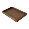 خشب الجوز البني ذو صينية من الخشب الصلب Item Picture